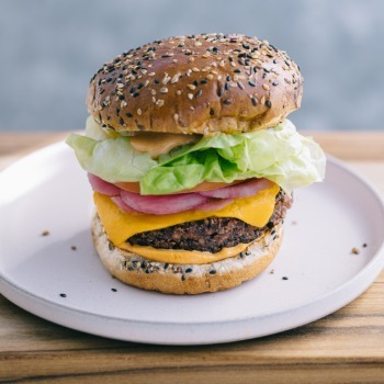 Vegan Double Cheeseburger at True Food Kitchen